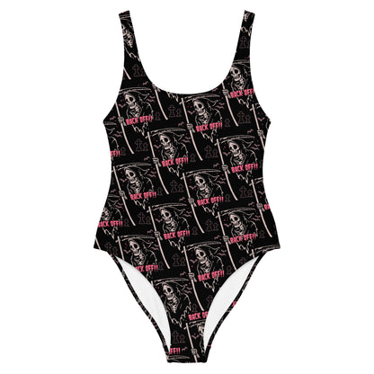 Back Off Reaper One-Piece -  - One-Piece Swimsuit