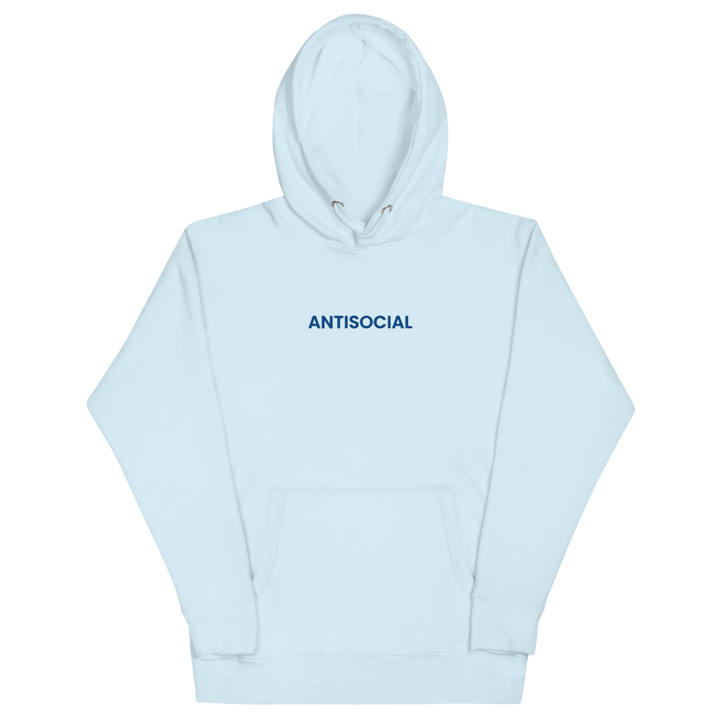 Antisocial Embroidered Hoodie