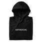 Antisocial Embroidered Hoodie