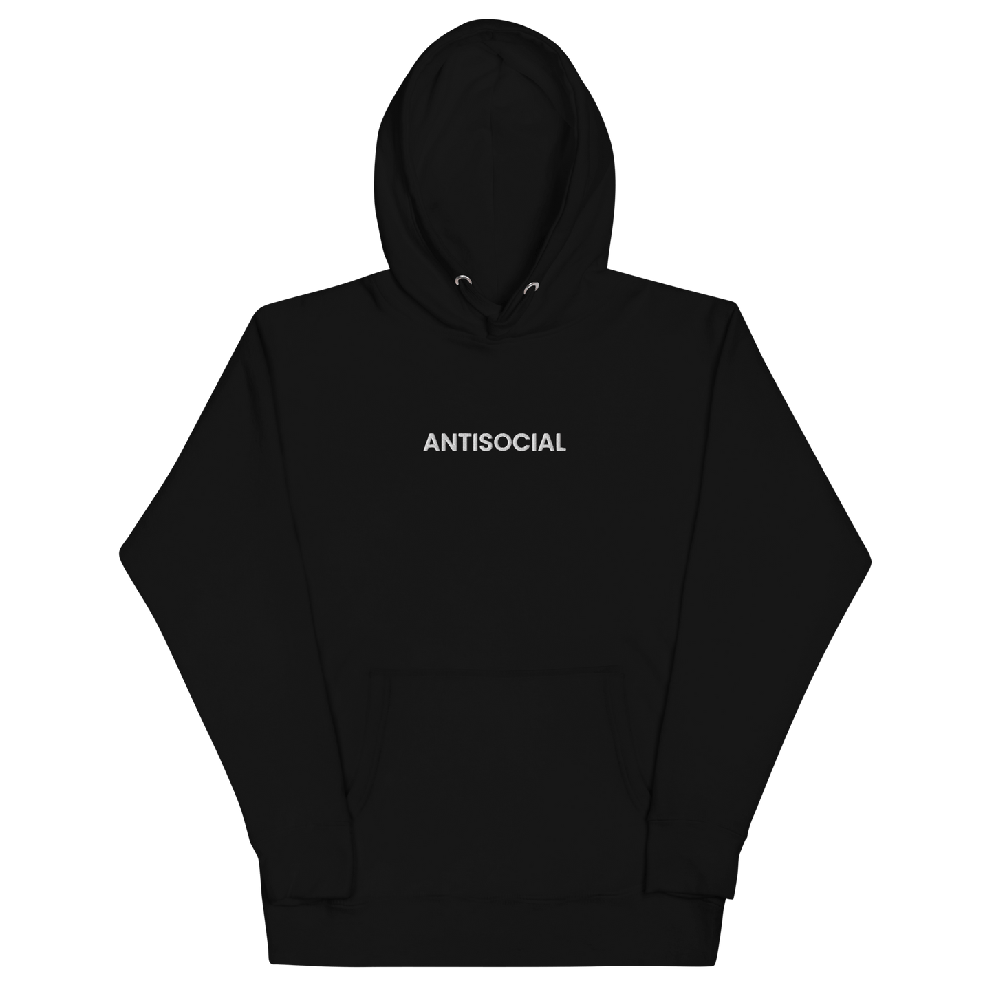 Antisocial Embroidered Hoodie
