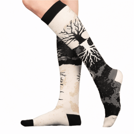 As Above So Below Tree Knee High Socks -  - Socks