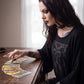Killstar Magician Tarot Card Kimono Sleeve Graphic Oversized Tunic Dress XS