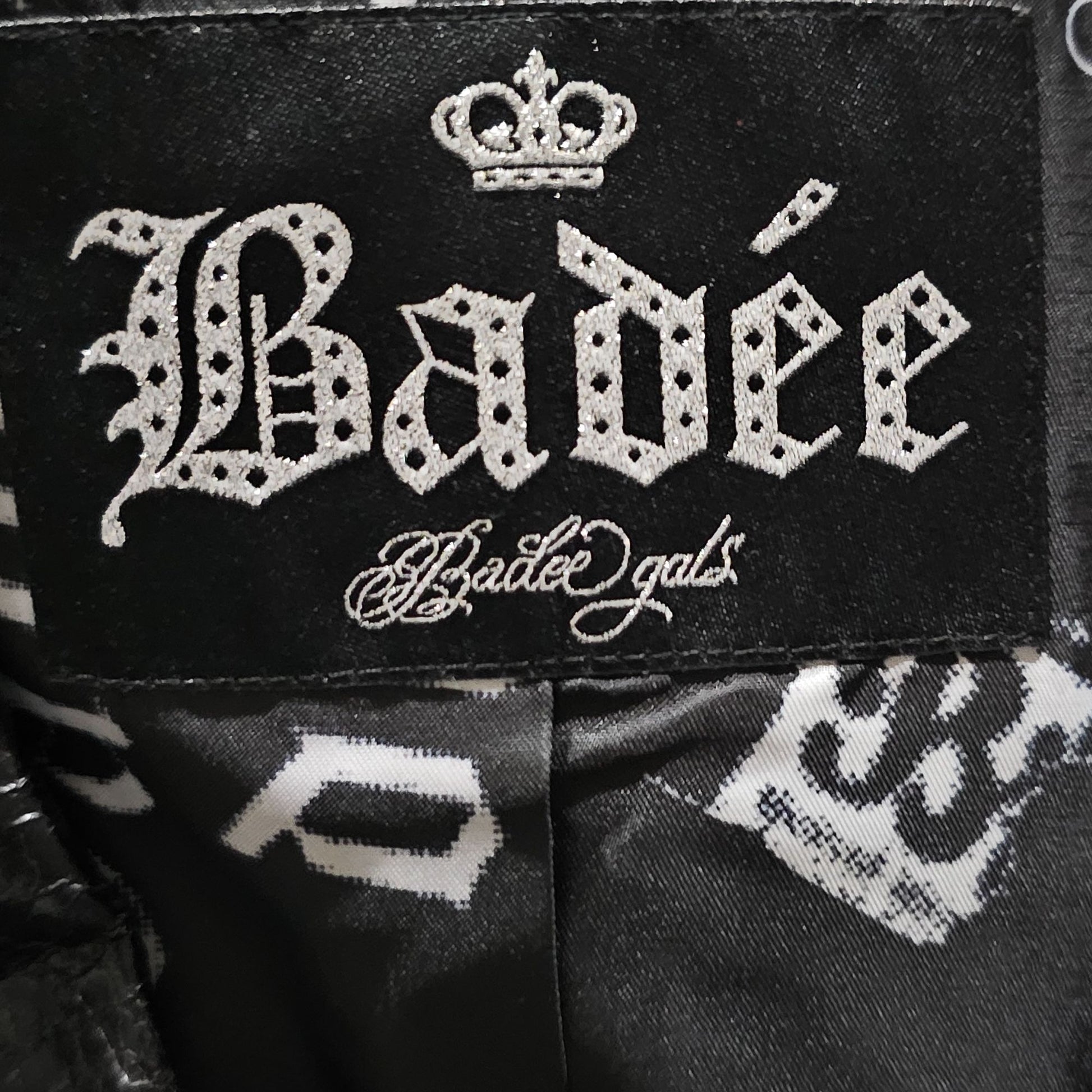 BADEE Faded ECO Leather Crop Jacket Black - BADEE - Jackets