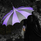 Batwing Pagoda Umbrella [BLACK/DARK PURPLE] -  - Umbrellas