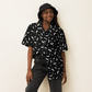 Batty Blackout Button-Up Shirt