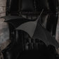 Batwing Pagoda Umbrella [BLACK/GRAY STRIPED] -  - Umbrellas