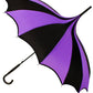 Batwing Pagoda Umbrella [BLACK/LIGHT PURPLE] -  - Umbrellas