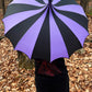 Batwing Pagoda Umbrella [BLACK/LIGHT PURPLE] -  - Umbrellas