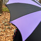 Batwing Pagoda Umbrella [BLACK/LIGHT PURPLE] -  - Umbrellas