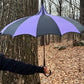 Batwing Pagoda Umbrella [BLACK/LIGHT PURPLE] -  - Umbrellas