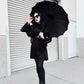 Batwing Pagoda Umbrella [MIDNIGHT BLACK] -  - Umbrellas