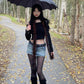 Batwing Pagoda Umbrella [MIDNIGHT BLACK] -  - Umbrellas
