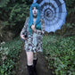 Batwing Pagoda Umbrella [SPOOKY SPIRAL] -  - Umbrellas