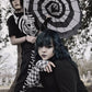 Batwing Pagoda Umbrella [SPOOKY SPIRAL] -  - Umbrellas