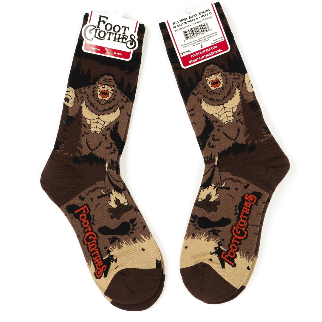 Bigfoot Crew Socks -  - Socks