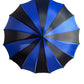 Batwing Pagoda Umbrella [BLACK/BLUE] -  - Umbrellas