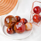 Natural Red Agate Carnelian Crystal Sphere – Decorative Healing Stone for Reiki & Home Décor -  - Crystals