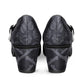 Mid Heels Black Tudor Women's Mary Jane Pump -  - Mid Heels