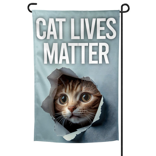 Cat Lives Matter Garden Flag -  - Garden Flag