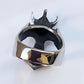 Celtic Skull Mens Biker Ring | Black Oxidized Stainless Steel - Celtic Ring - A Gothic Universe - Rings