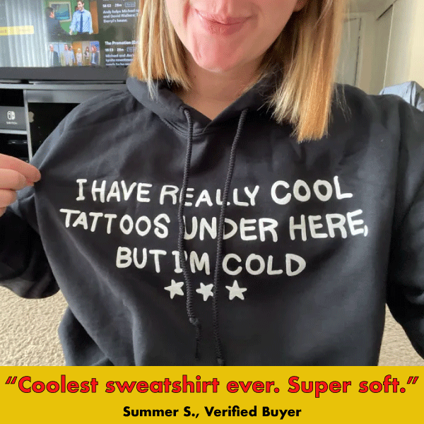 'Cool Tattoos' Hoodie -  - Sweatshirts