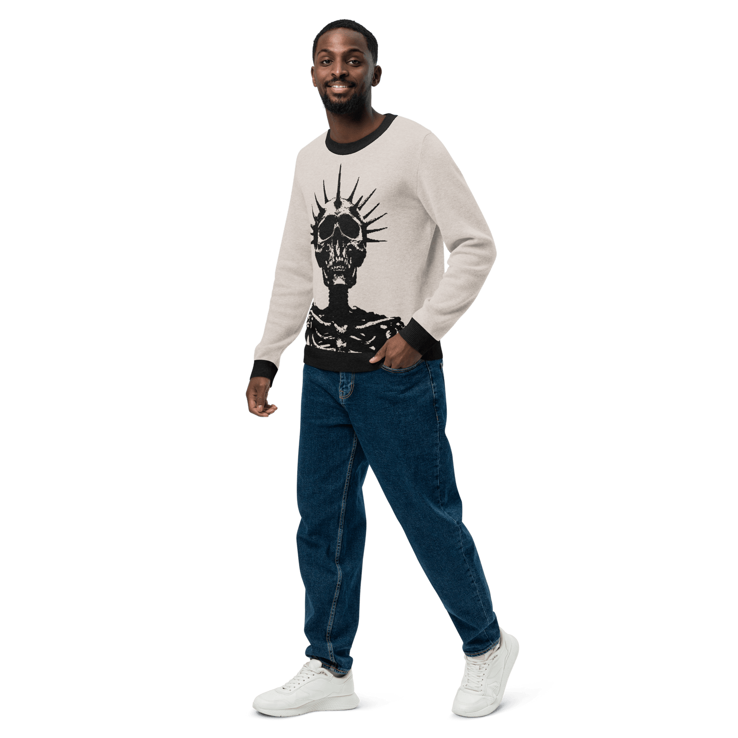 Corpse King Knit Crew Neck Sweater