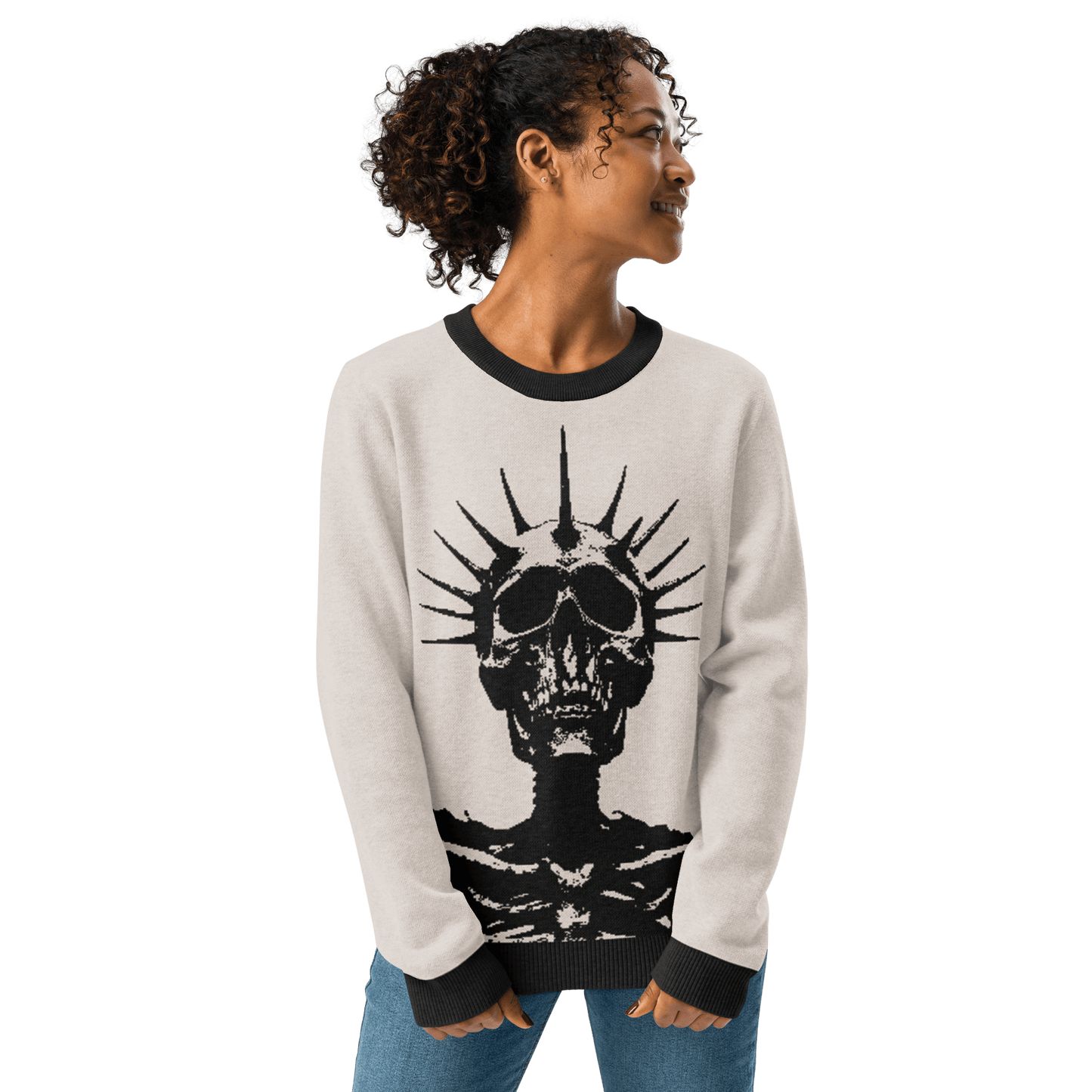 Corpse King Knit Crew Neck Sweater