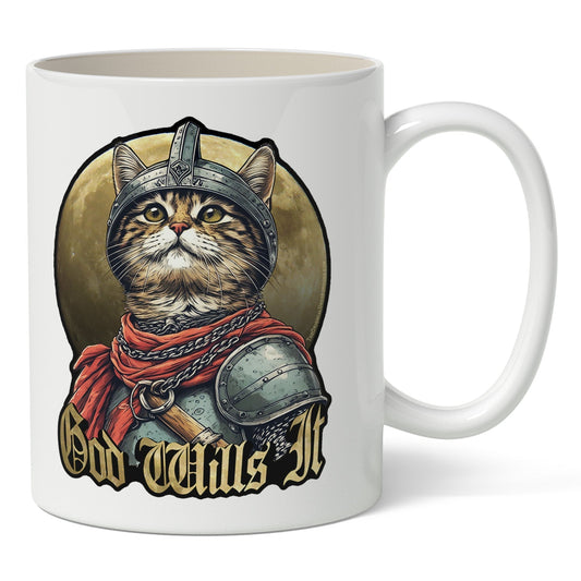 Crusader Cat Mug -  - Mug