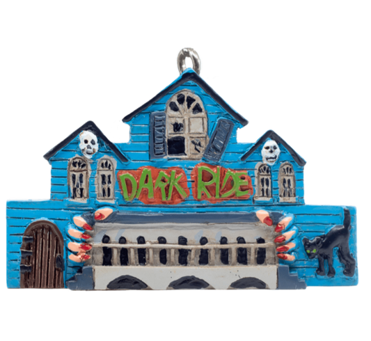 Dark Ride Halloween Ornament - Haunted Carnival Decoration - Horror Theme Park