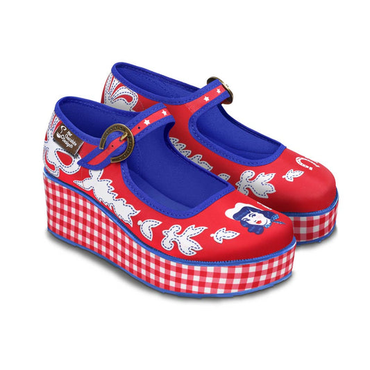 Cowgirl Women's Mary Jane Platform