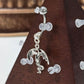 Painful Pleasures Dragon & Skull Navel Ring in 14G Surgical Steel with Gem Accent