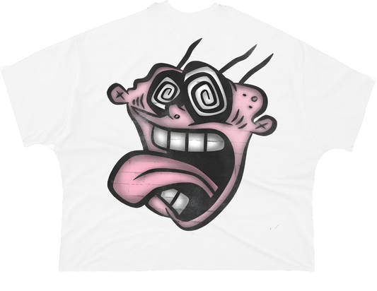 Ed Oversized Crop Top - Super Max Heavyweight Streetwear Essential