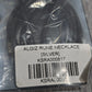 Killstar Algiz Rune Thorn Branch Frame Black Hematite Pendant Cord Necklace