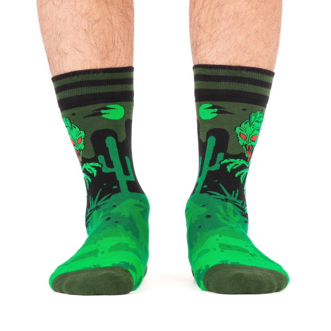 El Chupacabra Crew Socks -  - Socks