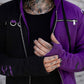 Split Mage Hoodie [Black/Purple] -  - Hoodies