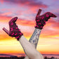 Rubina Portrait Mode Booties W/ Transparent Heel & Bow Accents -  - Shoes
