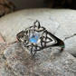 Celtic Starshine Moonstone Ring -  - Ring