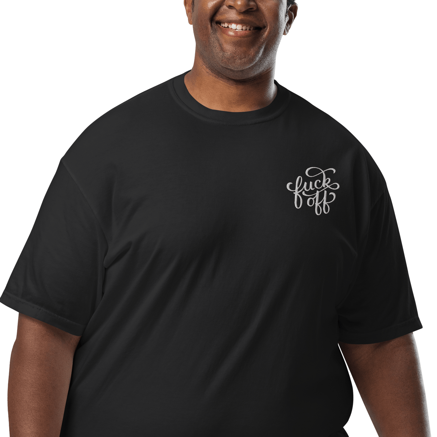 Fuck Off Embroidered Comfy Tee