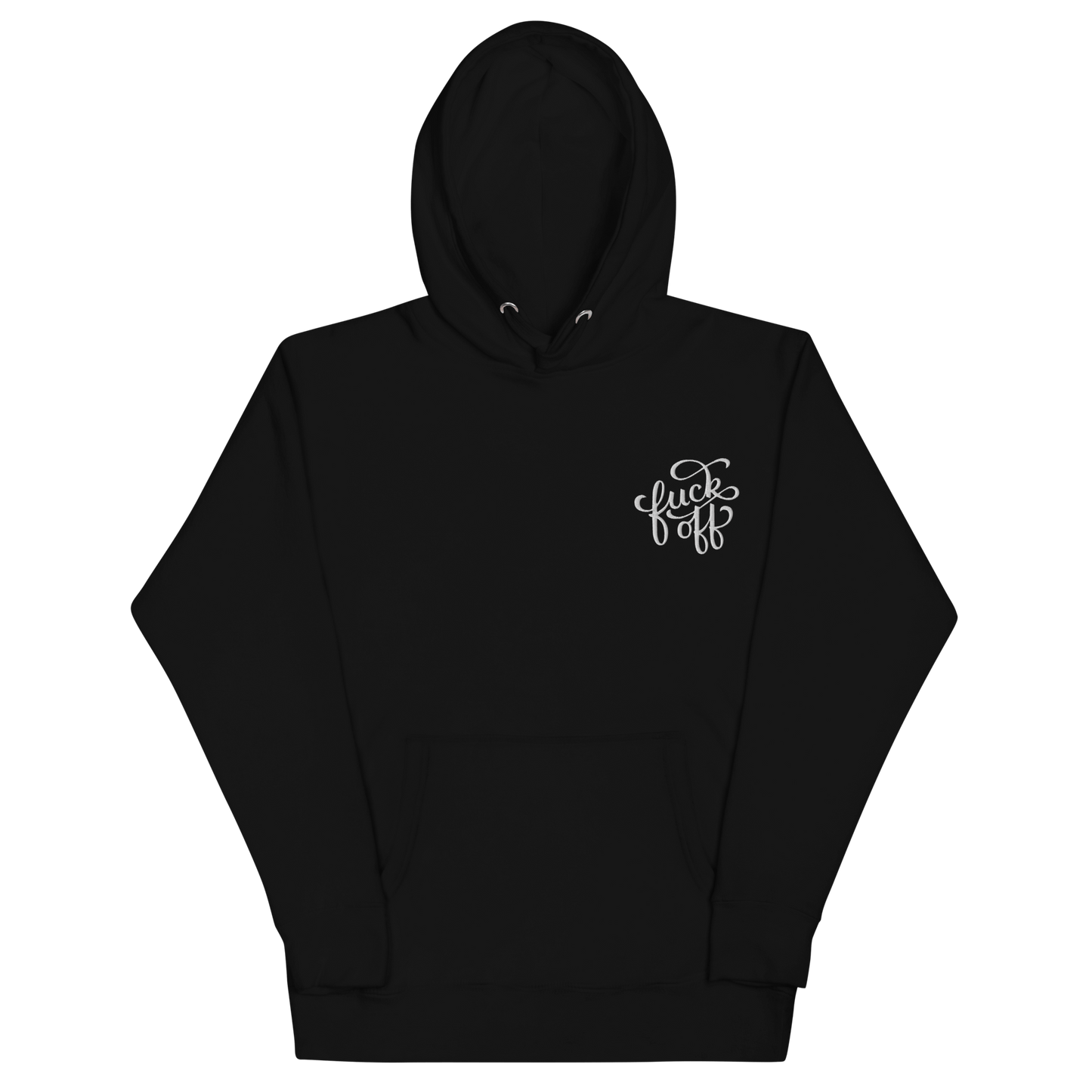 Fuck Off Embroidered Hoodie