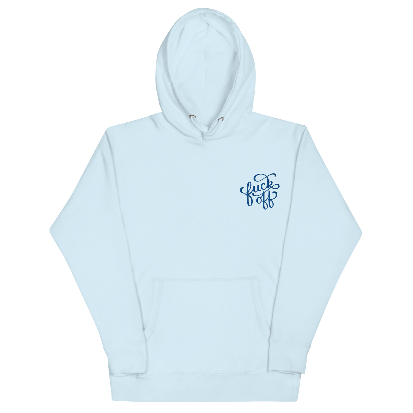 Fuck Off Embroidered Hoodie