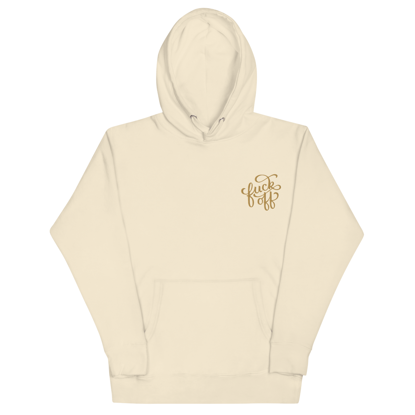 Fuck Off Embroidered Hoodie