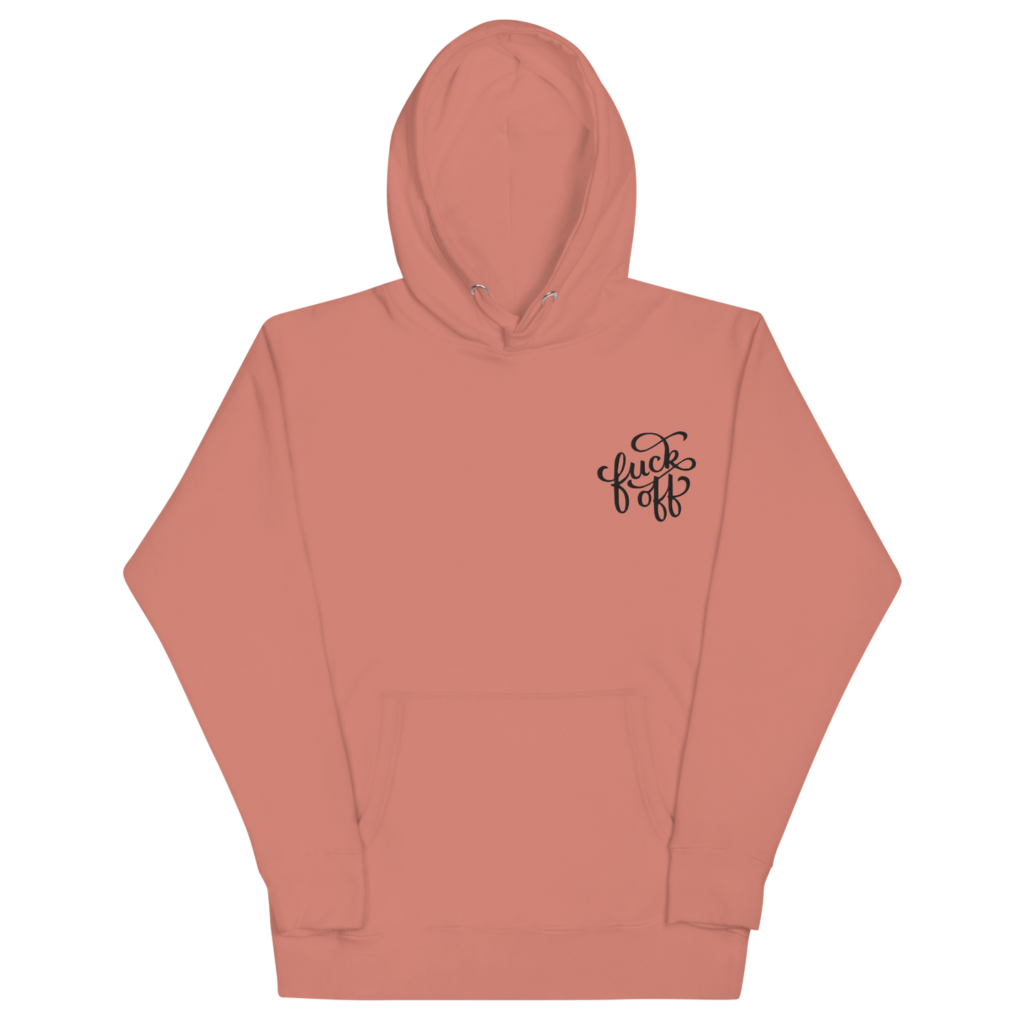 Fuck Off Embroidered Hoodie