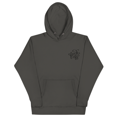 Fuck Off Embroidered Hoodie