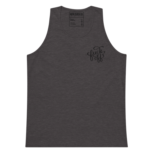Fuck Off Embroidered Tank Top