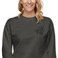 Fuck Off Embroidered Unisex Sweatshirt - Dark Humor Gothic Pullover
