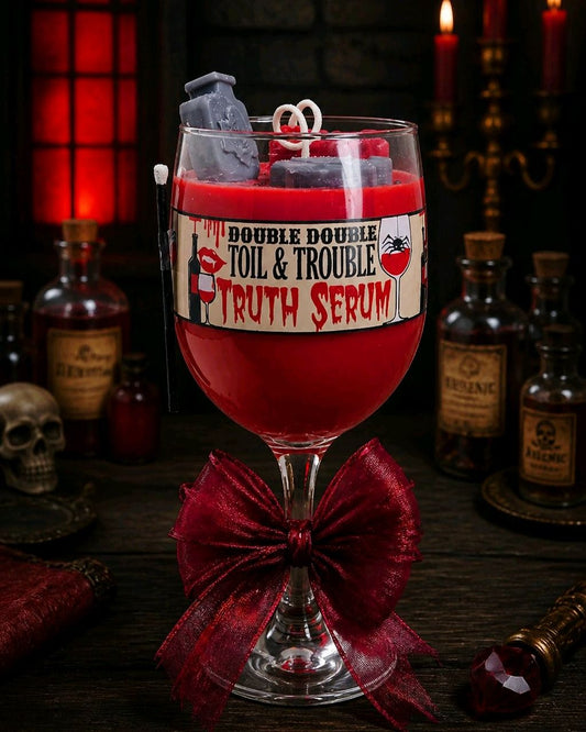 Artisan One Moon Flame Double Toil Trouble Truth Serum Halloween 12oz Candle Set