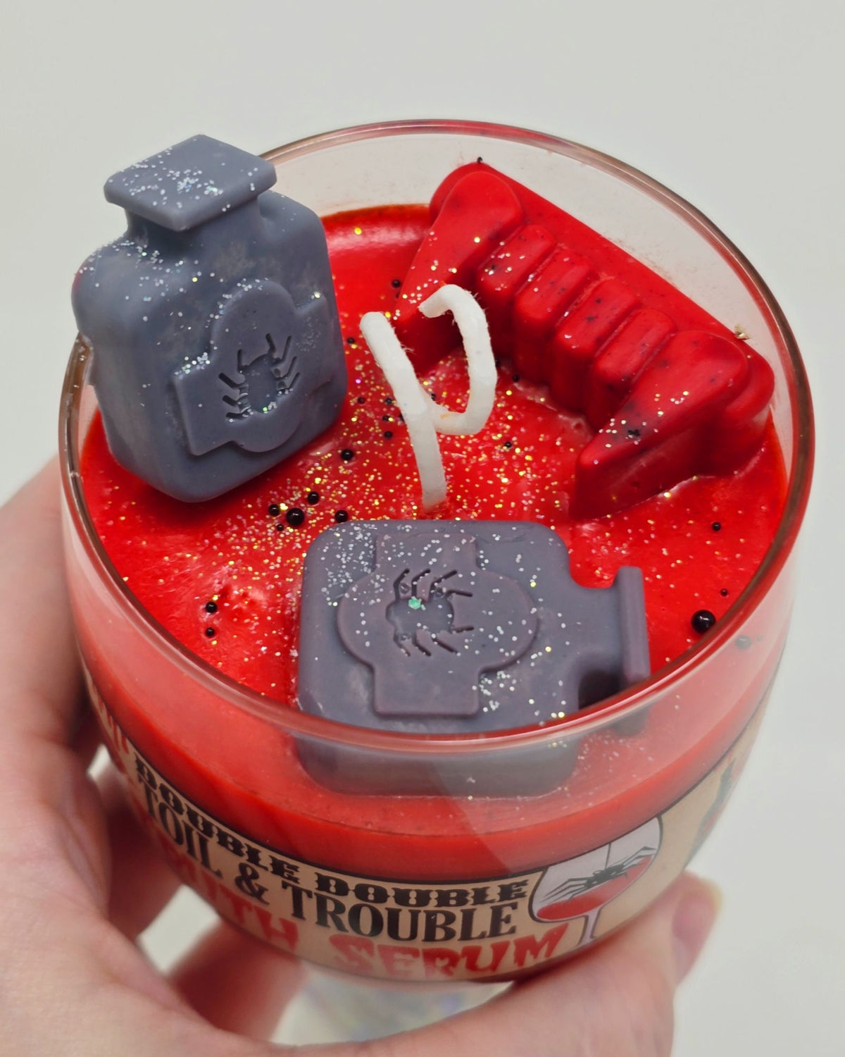 Artisan One Moon Flame Double Toil Trouble Truth Serum Halloween 12oz Candle Set