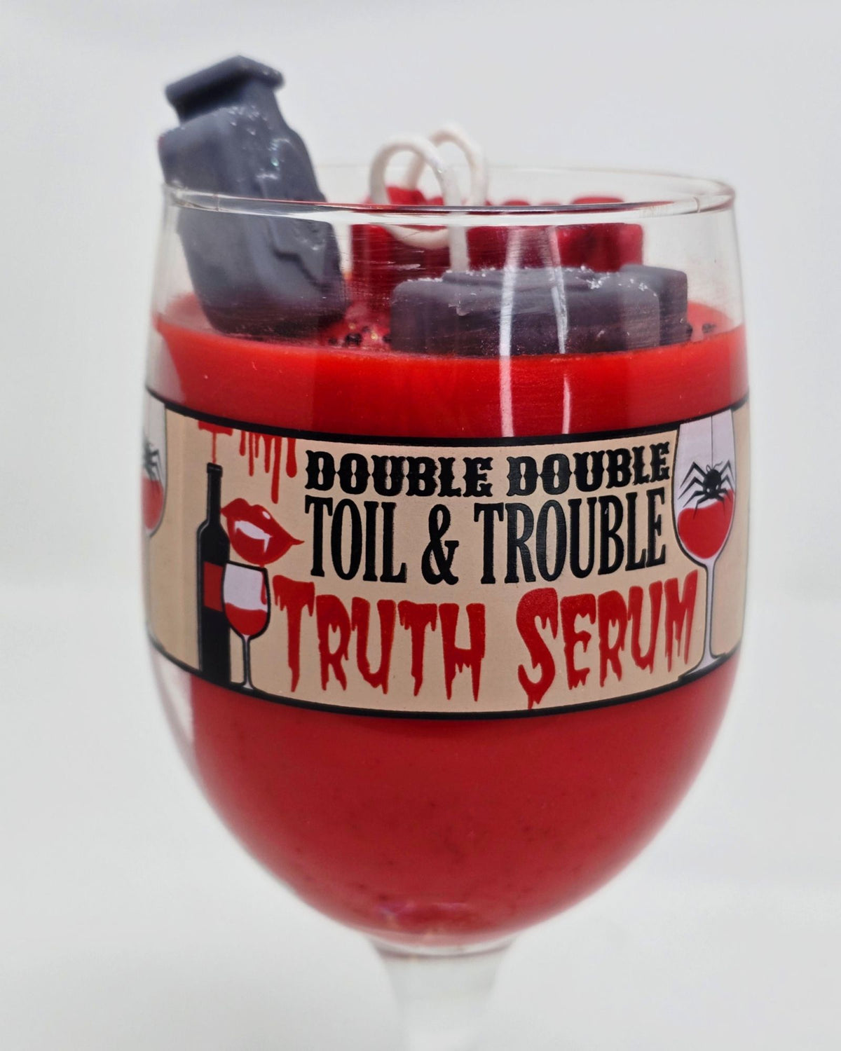 Artisan One Moon Flame Double Toil Trouble Truth Serum Halloween 12oz Candle Set