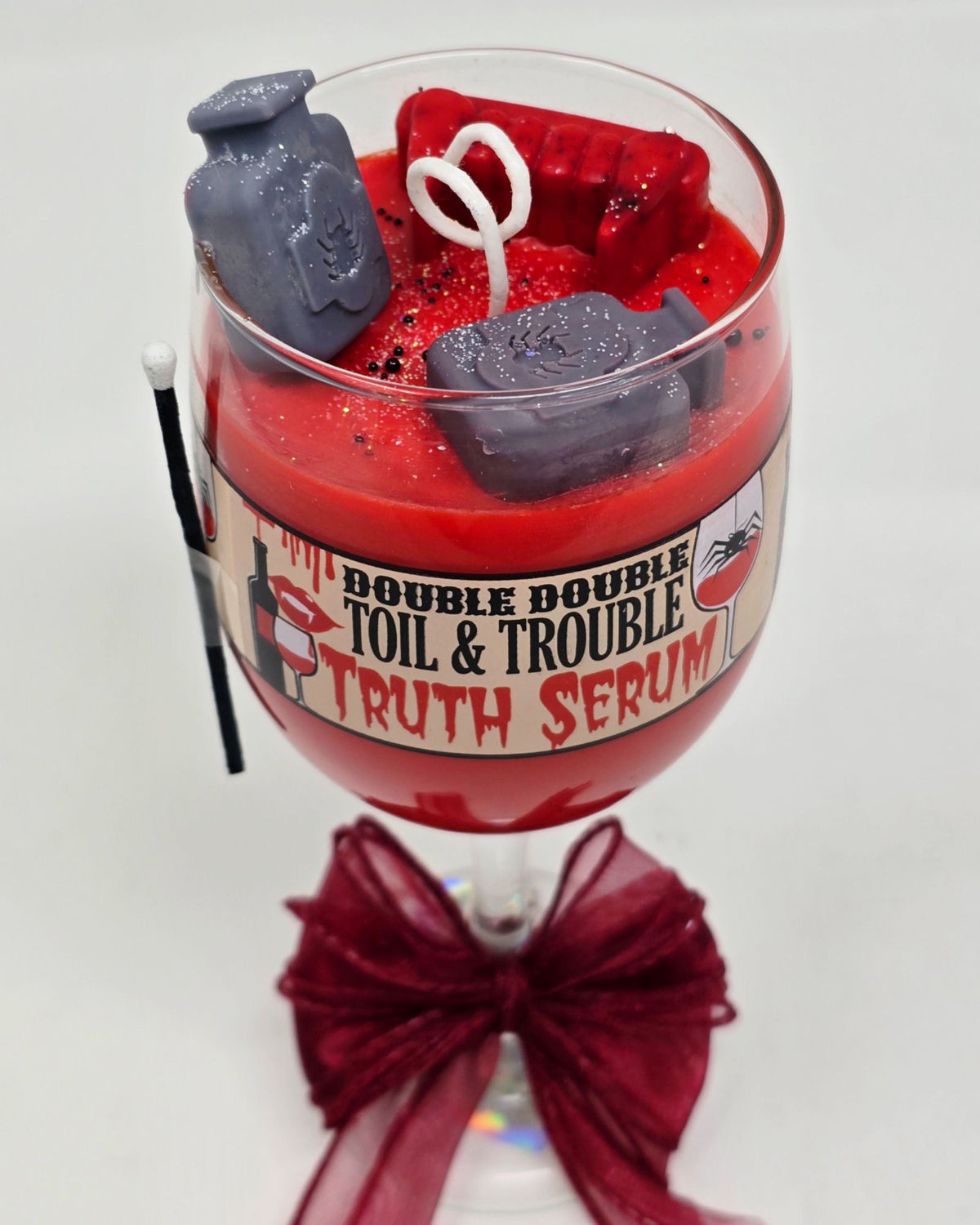 Artisan One Moon Flame Double Toil Trouble Truth Serum Halloween 12oz Candle Set