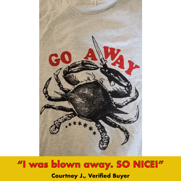 'Go Away' Shirt -  - T-Shirts